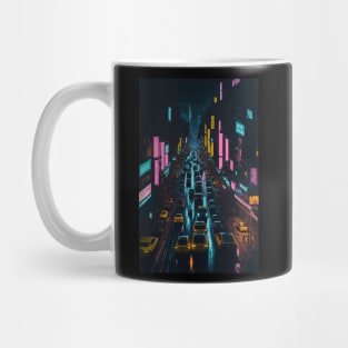 Night City Illustration Mug